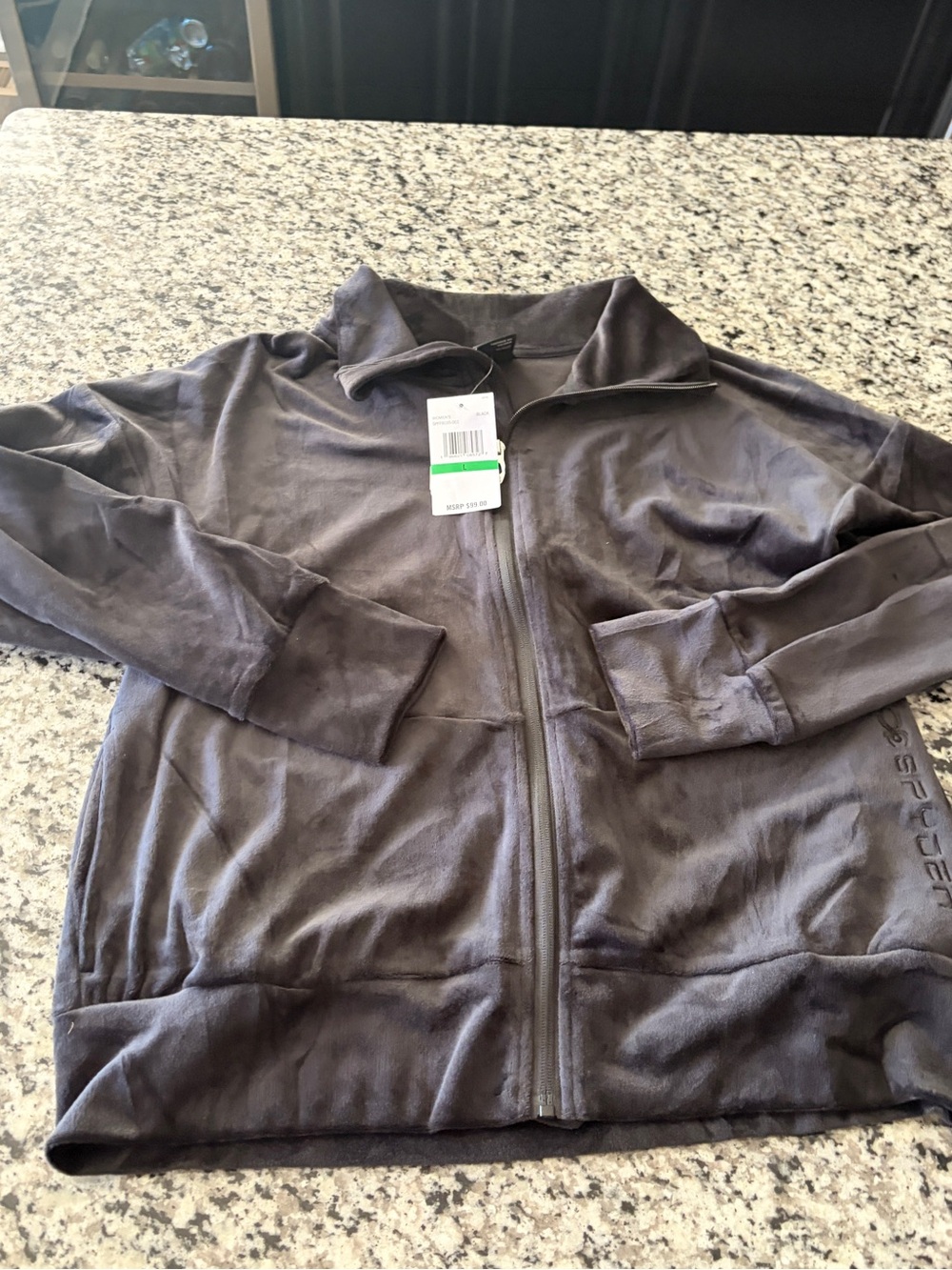 NWT Spyder Women’s Black Full-Zip Jacket